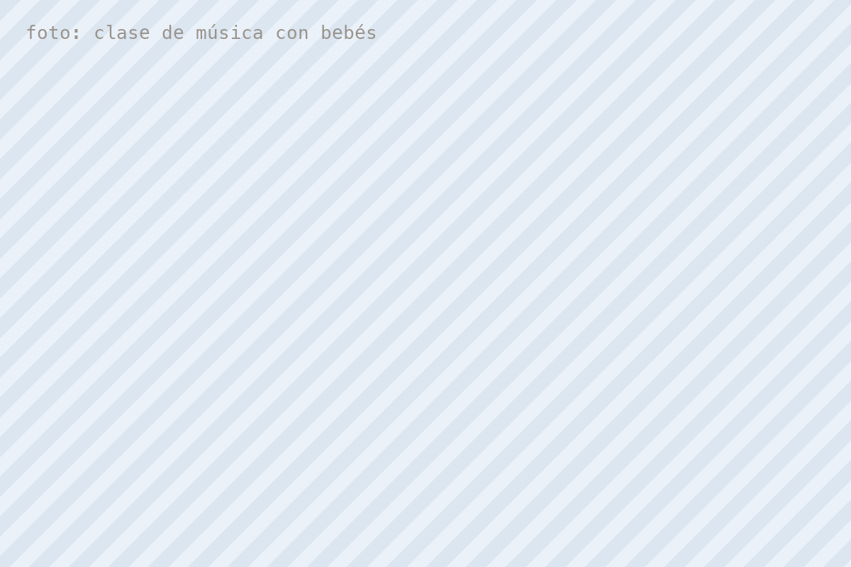 Clase de música con bebés
